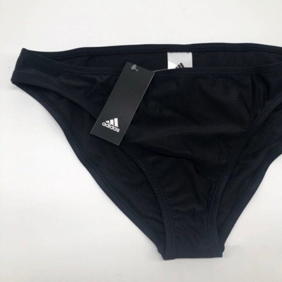 ADIDAS Solid Hipster Bikini Bottoms  - Picture 3 of 6